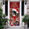 Boxer Dog Merry Christmas Door Cover Funny Dog Door Cover Christmas, Christmas Gift Boxer Dog Merry Christmas Door Cover Funny Dog Door Cover Christmas, Christmas Gift
