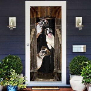 Boxer Happy Farmhouse Door Cover Xmas Gifts For Pet Lovers Christmas Gift For Decor Christmas Gift 2 c9xlhx.jpg