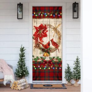 Cardinal Merry Christmas Door Cover, Cardinal Christmas&hellip;