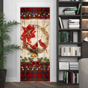 Cardinal Merry Christmas Door Cover Cardinal Christmas Decor Unique Gifts Doorcover Christmas Gift 4 ni0zal.jpg