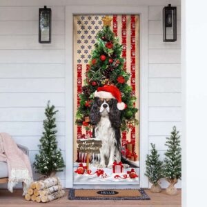 Cavalier Dog Christmas American Door Cover Xmas Gifts For Pet Lovers Christmas Gift 2 hm2enf.jpg