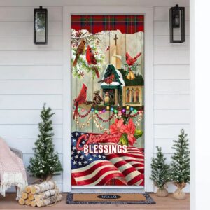 Christmas Blessings Home Door Cover -Front Door&hellip;