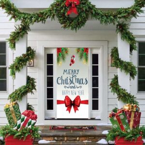 Christmas Bow Door Decor, Christmas Door Covers,&hellip;