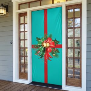 Christmas Decor Gift Background Teal Color Door&hellip;
