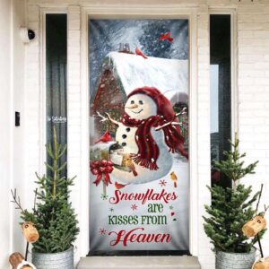 Christmas Door Cover Snowflakes Are Kisses From&hellip;