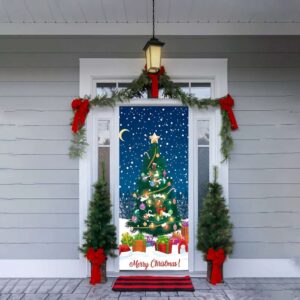 Christmas Door Covers, Merry Christmas Decorations, Gift&hellip;