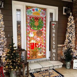 Christmas Ginger Bread Door Cover Door Christmas Cover Gift For Christmas Christmas Gift 3 opfjhk.jpg