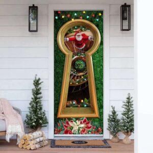 Christmas Santa Door Cover Circular Stairs, Gift&hellip;