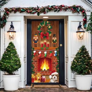 Christmas Scene Door Cover Christmas Scene Christmas Door Covers Gift For Christmas Christmas Gift 2 ywo9p2.jpg