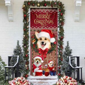 Corgi Happy House Christmas Door Cover, Gift&hellip;