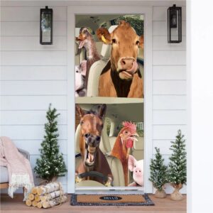Driving Farm Animals Right Hand Funny Door&hellip;