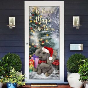 Elephant Door Cover, Believe In The Magic&hellip;