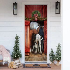 Funny Family Horse Door Cover, Unique Gifts&hellip;