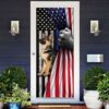 German Shepherd. Every Snack You Make I’ll Be Watching You Door Cover, Unique Gifts Doorcover, Christmas Gift