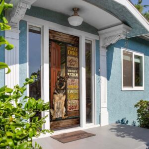 German Shepherd Door Cover Xmas Outdoor Decoration Gifts For Dog Lovers Christmas Gift 5 niwtg2.jpg