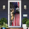 German Shepherd Lucky green Patrick’s shamrock Door cover, Christmas Gift German Shepherd Lucky green Patrick’s shamrock Door cover, Christmas Gift