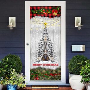 Gun Christmas Tree Door Cover, Christmas Outdoor&hellip;