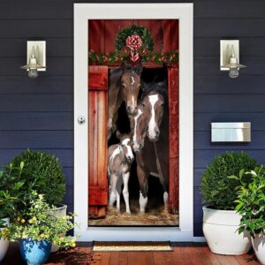 Happy Family Horse Door Cover Unique Gifts Doorcover Housewarming Gifts Christmas Gift 2 gqoa5q.jpg
