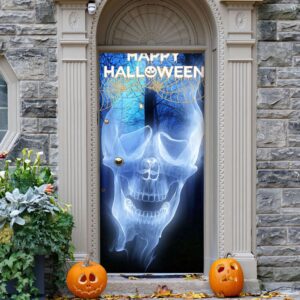 Happy Halloween Skeleton XRay Door Cover Decorations for Front Door Christmas Gift 3 vwcx85.jpg