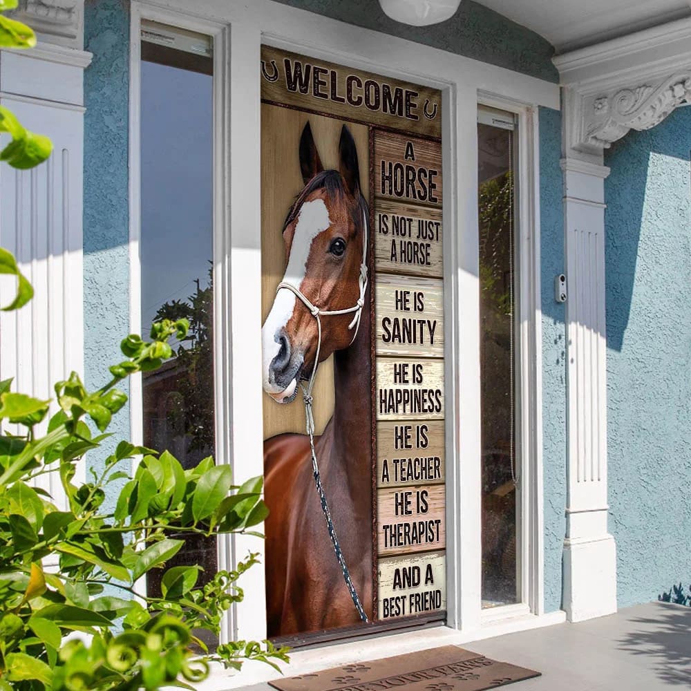 Horse, A Horse Is Not Just A Horse Door Cover, Unique Gifts Doorcover, Christmas Gift
