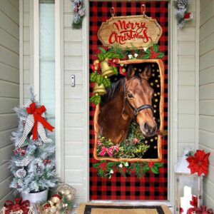 Horse Christmas Door Cover 1, Christmas Horse&hellip;