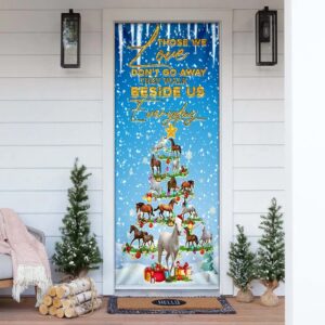 Horse Christmas Tree Door Cover, Those We&hellip;