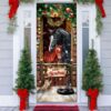 Horse Merry Christmas Door Cover Gift For Horse Lover Christmas Gift, Christmas Gift