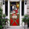 Horse Merry Christmas Door Cover, Christmas Door Cover, Gift For Christmas, Christmas Gift