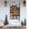 In This House We Choose Door Cover, Snowman Christmas Door Cover For Christmas, Christmas Gift