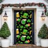 Irish Pub Door Cover Irish Pub St Patrick Day Drink More Beer Support Your Local Leprechaunt, Christmas Gift