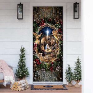 Jesus Is Born Door Cover, Xmas Gifts&hellip;