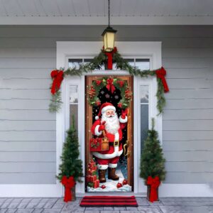 Jolly Old St. Nick Door Cover, Christmas&hellip;