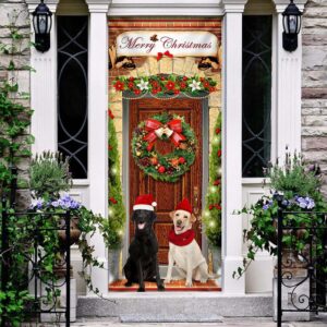 Labrador Retriever Christmas Door Cover Unique Gifts Doorcover Christmas Gift 3 c1nl9j.jpg