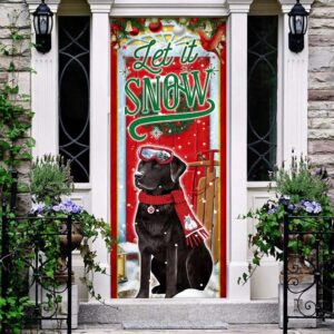 Let It Snow Door Cover, Labrador Retriever,&hellip;
