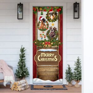 Love Boxer Dog Christmas Door Cover, Unique&hellip;