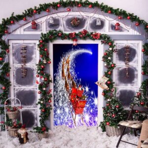 Magical Sleigh Door Decoration, Christmas Door Covers,&hellip;