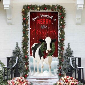 Merrry Christmas Cattle Door Cover Unique Gifts Doorcover Holiday Decor Christmas Gift 4 apcdh3.jpg