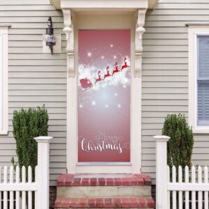Merry Christmas Door Banner, Christmas Door Covers,&hellip;