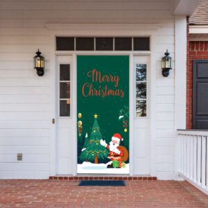 Merry Christmas Door Banner, Holiday Door Covers,&hellip;