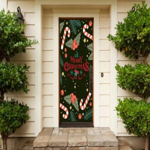 Merry Christmas Door Cover, Christmas Door Covers,&hellip;
