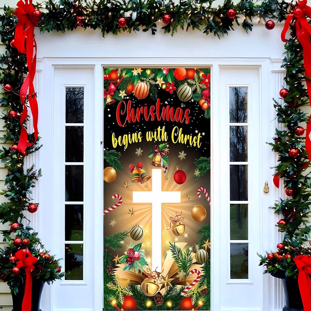 Merry Christmas Door Cover, Merry Christmas Door Covers, Gift For Christmas, Christmas Gift