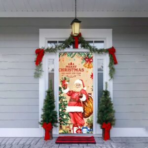 Merry Christmas Door Cover, Santa Door Covers,&hellip;