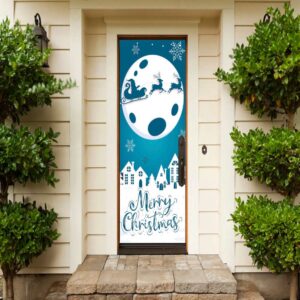 Merry Christmas Door Mural, Outdoor Christmas Decorations,&hellip;