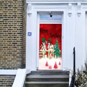 Merry Xmas Cows Door Cover, Christmas Door&hellip;