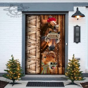 Mn 5 Horse Hello Winter Door Cover,&hellip;