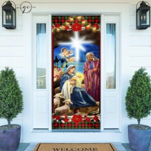 Nativity Of Jesus Door Cover, Nativity Scene&hellip;