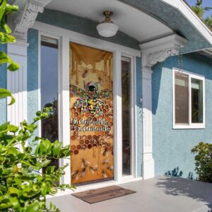 Oh Christmas Bee Door Cover Unique Gifts Doorcover Christmas Gift For Friends Christmas Gift 5 ngxlsd.jpg