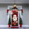 Pugs Door Cover Xmas Outdoor Decoration, Gifts For Dog Lovers, Housewarming Gifts, Christmas Gift