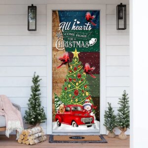 Red Truck Christmas Door Cover, All Hearts&hellip;