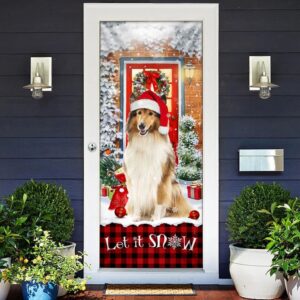 Rough Collie Mery Christmas Door Cover, Unique&hellip;